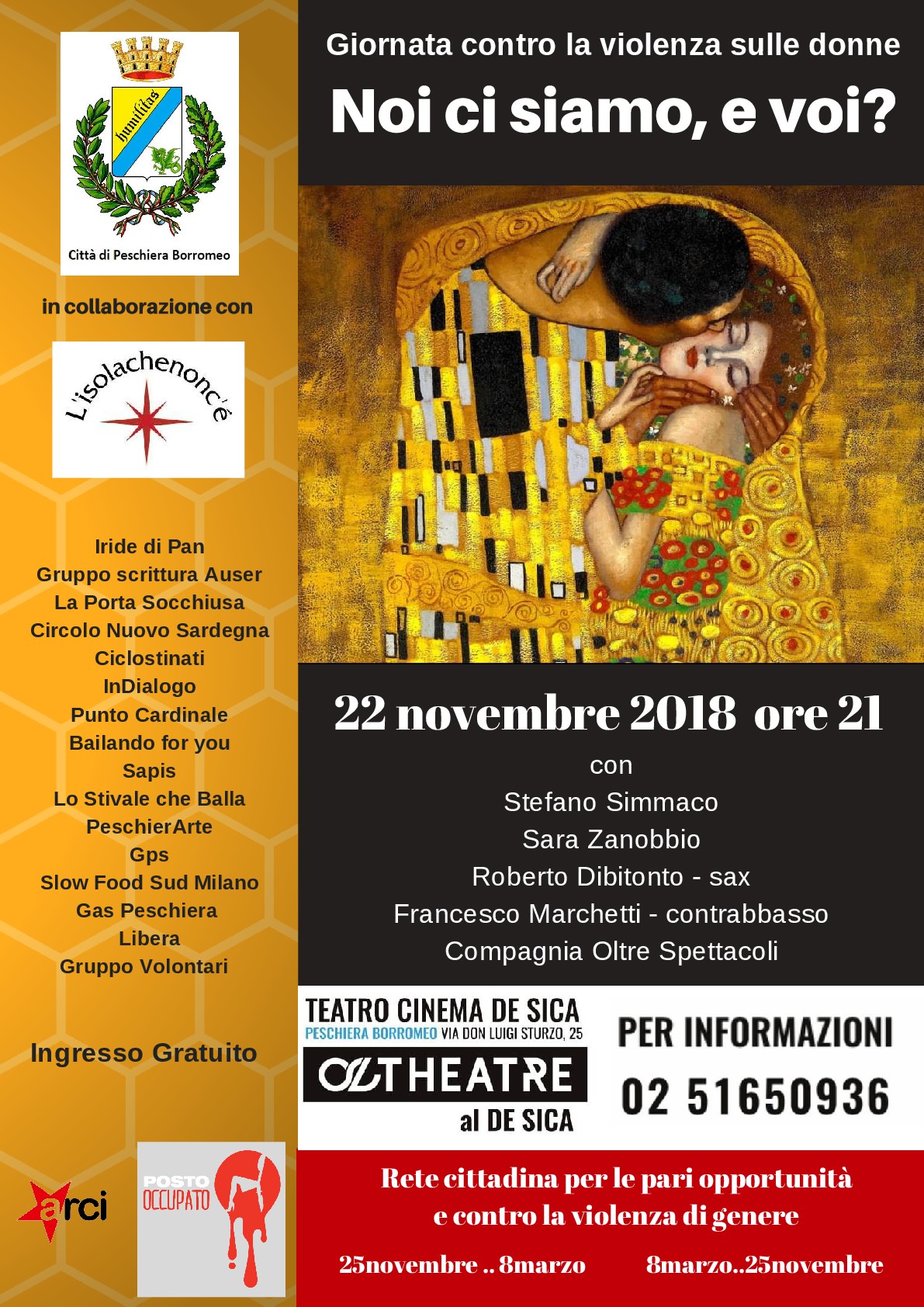 Iride di Pan Gruppo scrittura Auser La Porta Socchiusa Circolo Nuovo Sardegna Ciclostinati InDialogo Punto Cardinale Bailando for you Sapis Lo Stivale che Balla PeschierArte Gps Slow Food Sud Milano Gas Peschiera Libera Gruppo Volontari